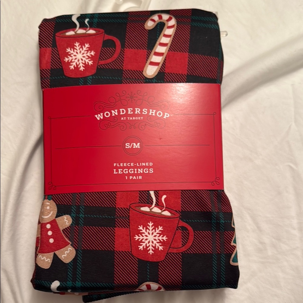 Wondershop Red and Black Buffalo Plaid, size S/M women’s leggings